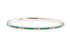 EMERALD & DIAMOND PAVÉ BANGLE BRACELET image 1
