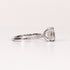 LAB-GROWN DIAMOND EMERALD-CUT PAVÉ BAND ENGAGEMENT RING image 2