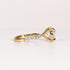 LAB-GROWN DIAMOND ROUND BRILLIANT-CUT CATHEDRAL PAVÉ BAND ENGAGEMENT RING image 2