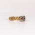 DIAMOND HALO PAVÉ CHAIN BAND RING image 1
