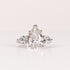 LAB-GROWN DIAMOND PEAR TRINITY THREE-STONE ENGAGEMENT RING image 0