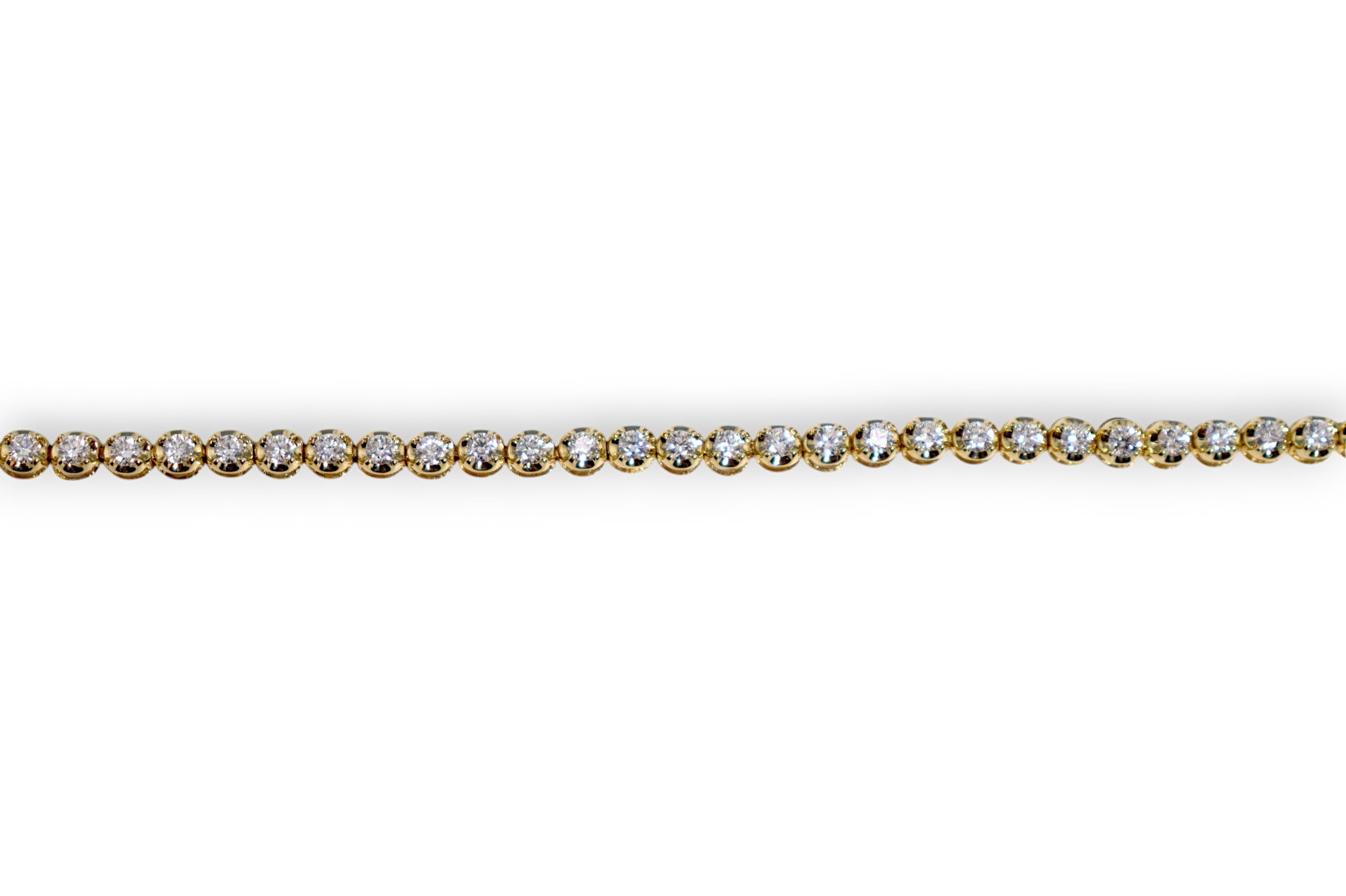 LUXURY LAB-GROWN ROUND BRILLIANT DIAMOND TENNIS BRACELET image 1