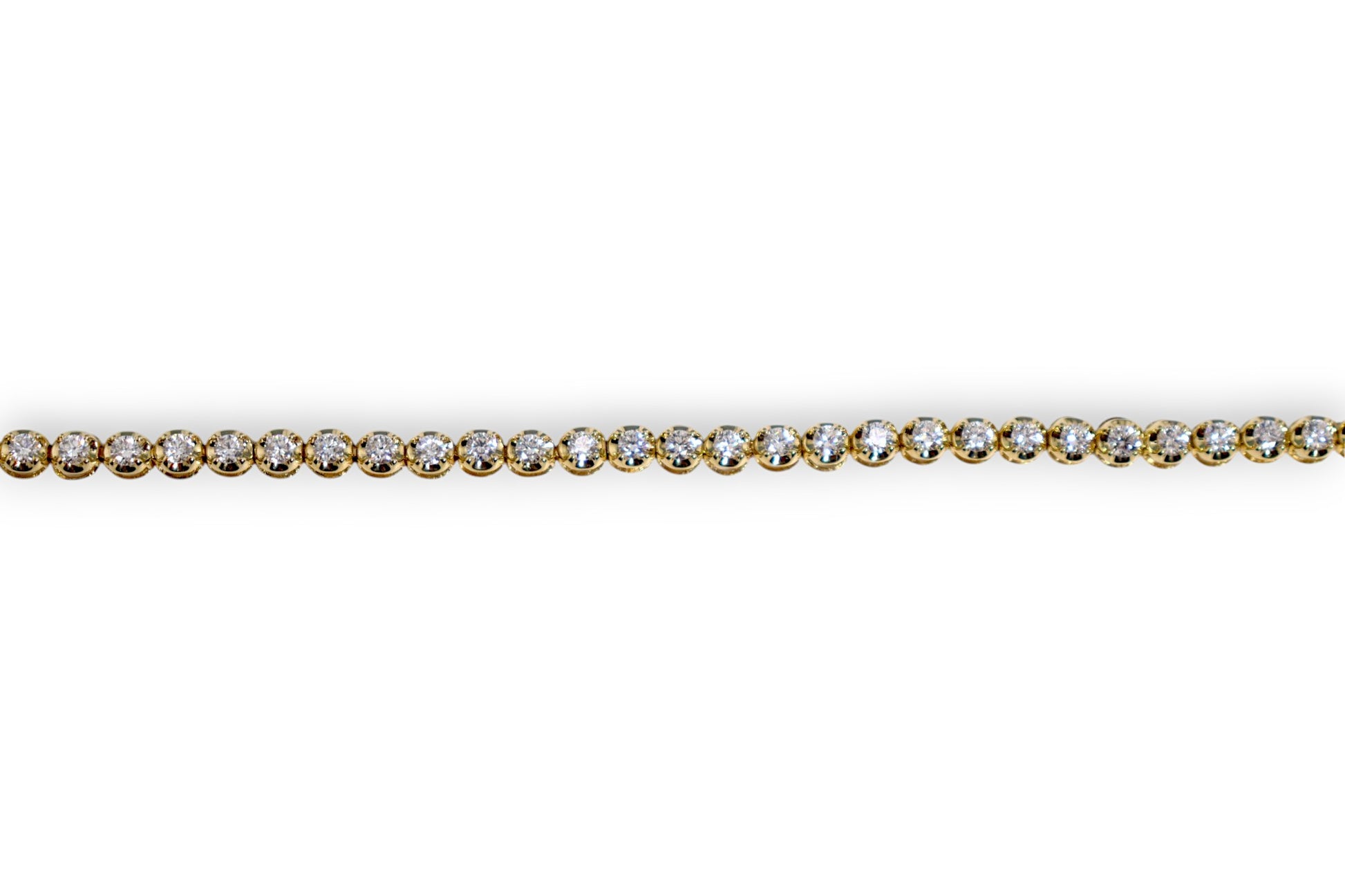 LUXURY LAB-GROWN ROUND BRILLIANT DIAMOND TENNIS BRACELET image 1