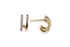 DIAMOND PAVÉ DOUBLE HUGGIE HOOP EARRINGS image 1