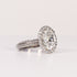 LAB-GROWN DIAMOND OVAL BRILLIANT-CUT HALO ENGAGEMENT RING image 1