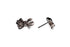 BAGUETTE DIAMOND BOW STUD EARRINGS image 3
