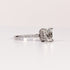 LAB-GROWN DIAMOND EMERALD-CUT PAVÉ BAND ENGAGEMENT RING image 1